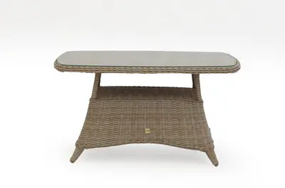 Own Living hoge lounge tuintafel moldes 75x120x65cm mexican sand - afbeelding 1