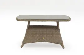 Own Living hoge lounge tuintafel moldes 75x120x65cm mexican sand - afbeelding 1