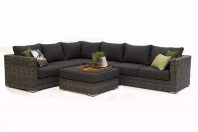 Own Living lounge center element houston falcon grey - afbeelding 2