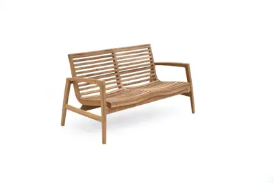 Own Living loungebank buton 2-zits teak - afbeelding 1