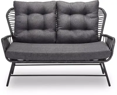 Own Living loungebank pia 2-zits charcoal - afbeelding 3