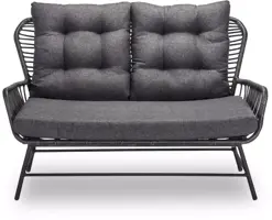 Own Living loungebank pia 2-zits charcoal - afbeelding 3