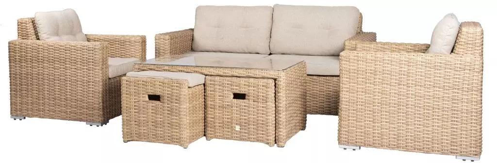 Own Living loungeset Couto bamboe - afbeelding 1