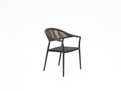 Own Living stapelbare dining tuinstoel casino tweed - afbeelding 1