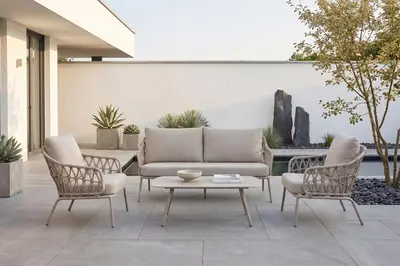 Own Living stoel-bank loungeset alban sandy beach - afbeelding 2