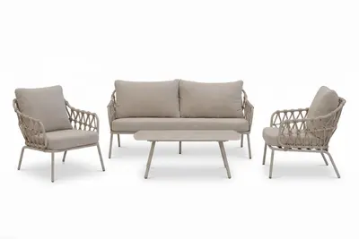 Own Living stoel-bank loungeset alban sandy beach - afbeelding 1