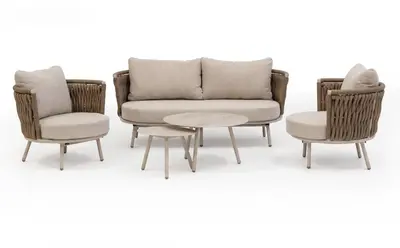 Own Living stoel-bank loungeset coralie sahara dust - afbeelding 1