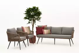 Own Living stoel-bank loungeset lerma taupe kopen?