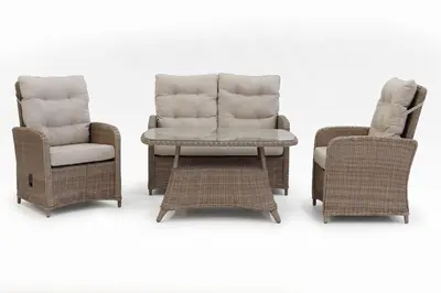 Own Living stoel-bank loungeset models mexican sand - afbeelding 1