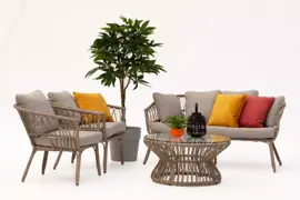 Own Living stoel-bank loungeset rosa taupe kopen?