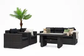 Own Living stoel-bank loungeset sarzedo 3-zits falcon grey - afbeelding 1