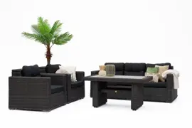 Own Living stoel-bank loungeset sarzedo 3-zits falcon grey kopen?