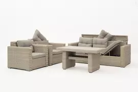 Own Living stoel-bank loungeset sarzedo 3-zits off white - afbeelding 3