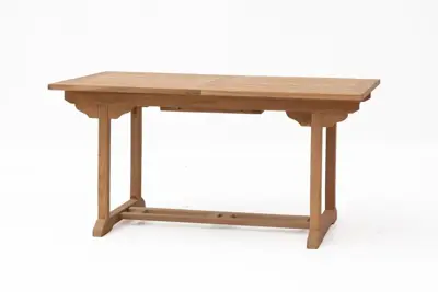 Own Living verstelbare dining tuintafel maumere 200x90x74cm teak - afbeelding 1