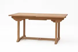 Own Living verstelbare dining tuintafel maumere 200x90x74cm teak - afbeelding 1