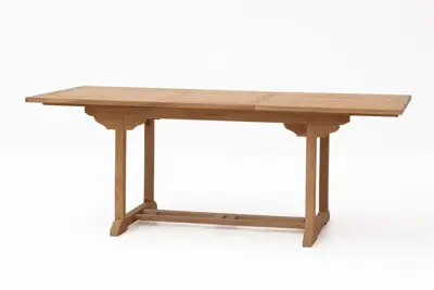 Own Living verstelbare dining tuintafel maumere 200x90x74cm teak - afbeelding 2