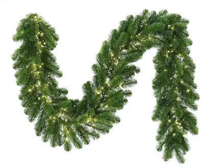 Own Tree Alaskan verlichte guirlande groen 270cm - afbeelding 1