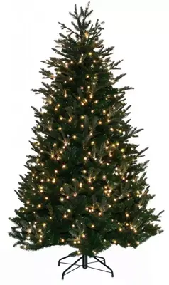 Own Tree Irish Pine kunstkerstboom met verlichting groen 180cm - afbeelding 1
