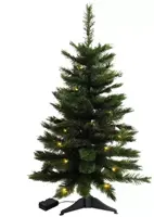 Own Tree Siberian verlichte tafelmodel kunstkerstboom groen 60cm - afbeelding 1