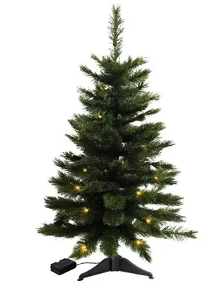 Own Tree Siberian verlichte tafelmodel kunstkerstboom groen 90cm - afbeelding 1