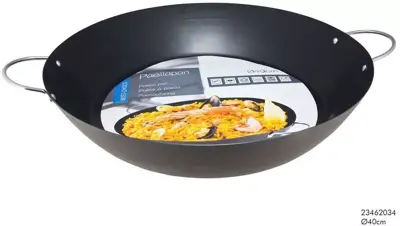 Paellapan ø40cm staal