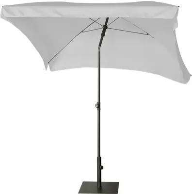 Parasol aruba 200x130cm lichtgrijs - afbeelding 2