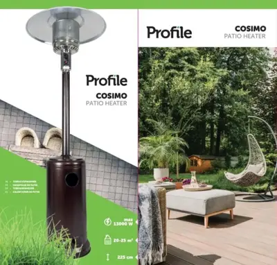 Patio heater 2,25 meter - afbeelding 3