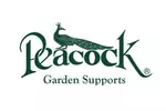 Peacock garden supports