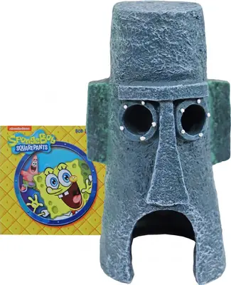 Penn Plax Sponge Bob ornament, Octo's huis, 15 cm. SBR11 - afbeelding 1