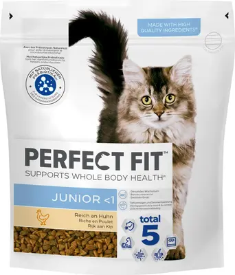 Perfect Fit Junior kattenbrokjes kip 750g