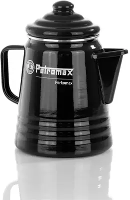 Petromax emaille perculator perkomax zwart 1,3l - afbeelding 1