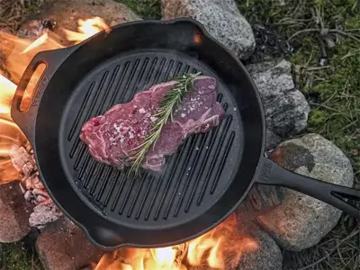Petromax gietijzeren grill skillet 30cm - afbeelding 2