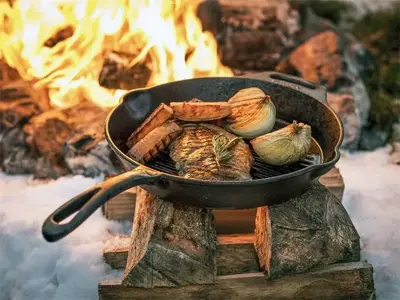 Petromax gietijzeren grill skillet 30cm - afbeelding 3