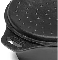 Petromax gietijzeren steelpan "kr1" met deksel 1l - afbeelding 2
