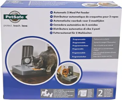 PetSafe voederautomaat voor 2-maaltijden op batterijen. - afbeelding 4