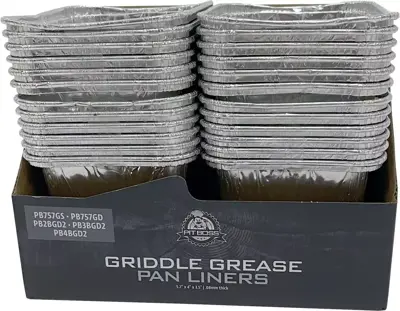 Pit Boss Foliebakken- ultimate plancha 2,3,4 burner (6 pack) - afbeelding 1