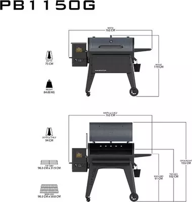 Pit Boss Navigator 1150 houtpellet grill - afbeelding 9