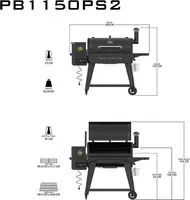 Pit Boss pro series 1150 houtpellet grill - afbeelding 8