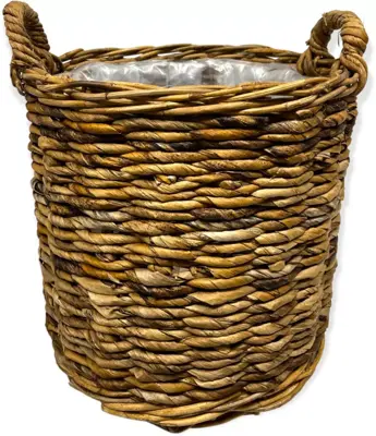Plantenmand cilinder met hengsels 46x45cm