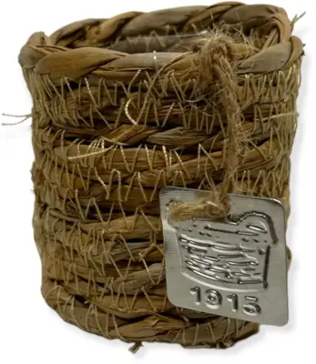 Plantenmand zeegras 7x8cm naturel