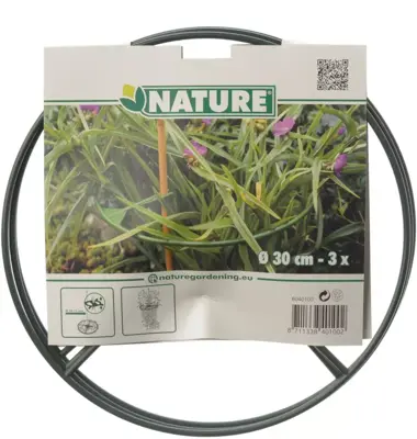 Plantensteunen rond d30cm groen 3st - afbeelding 3