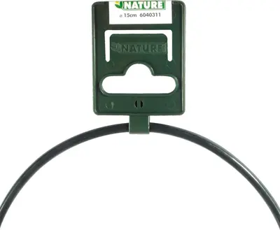 Plantensteunring verz. d15cm groen - afbeelding 1
