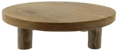 Plateau teak naturel 25x7 cm