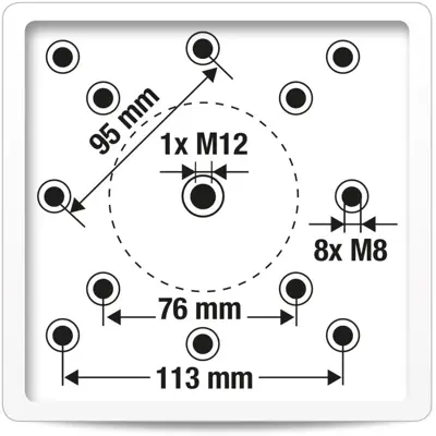 Platinum Sun & Shade adaptor plaat - afbeelding 3