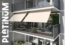 Platinum Sun & Shade balkon flex frame antraciet - afbeelding 2