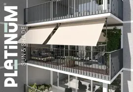 Platinum Sun & Shade balkon flex frame connection antraciet - afbeelding 2