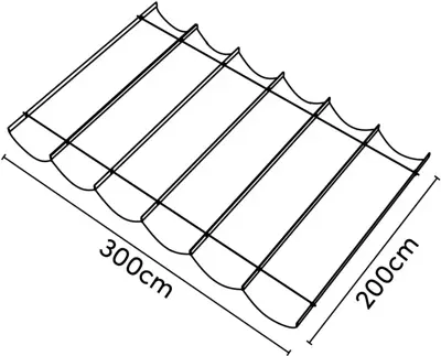 Platinum Sun & Shade harmonicadoek coolfit 300x200cm antraciet - afbeelding 4