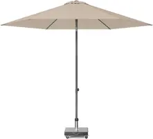 Platinum Sun & Shade parasol lisboa 300cm taupe - afbeelding 1