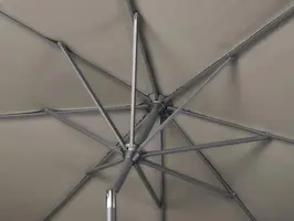 Platinum Sun & Shade parasol riva 250x250cm ecru - afbeelding 6