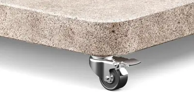 Platinum Sun & Shade parasolvoet met zwenkwielen Venezia round edge 120kg - afbeelding 2